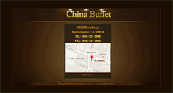 Desktop Screenshot of chinabuffetsacramento.com